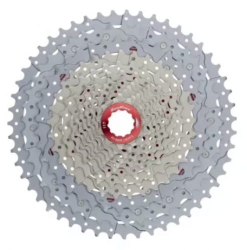 Касета інд. 12-k 11-51T SUN RACE MZ903 MTB алюмінієвий павук, Metallic Silver