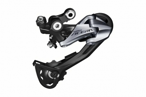 Перемикач задній Shimano Acera RD-M3000-SGS Shadow, 9 швидкостей, довгий важіль.