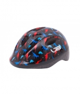 Шолом дитячий Green Cycle Dino black-red-blue