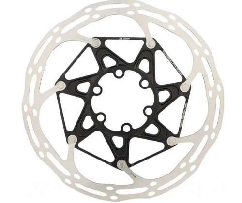 Ротор гальмівний SRAM Centerline X 2-piece 180mm Black титанові болти Rounded