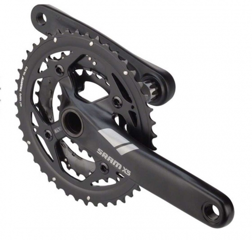 Шатуни Sram X5 GXP 44-32-22T, 175mm 9 Speed чорні