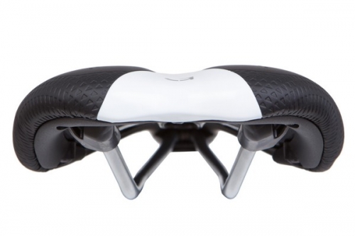 Сідло Green Cycle GSD-275 Sport Unisex, Cro-Mo rail, чорне