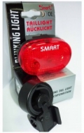 Ліхтар задній Smart 3 Red LEDs + Reflector RL403R-01