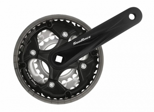 Шатун SUN RACE FCM500 24/34/42T CG під квадрат, L175мм