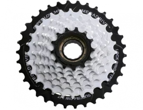 Трещітка інд. SUN RACE M56 8S, 13-34T, Zinc+Black
