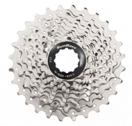 Касета інд. 10-k 11-28T SUN RACE RS1 сталевий павук, Metallic Silver